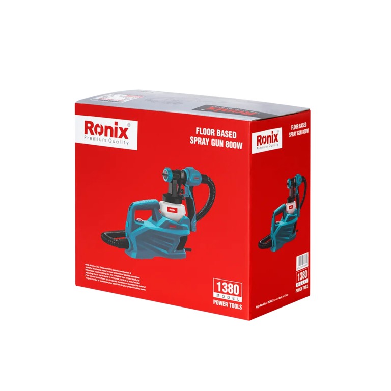 Ronix 1380 Floor Based Spray Gun Powerful HVLP Painting Performance for Professional Results