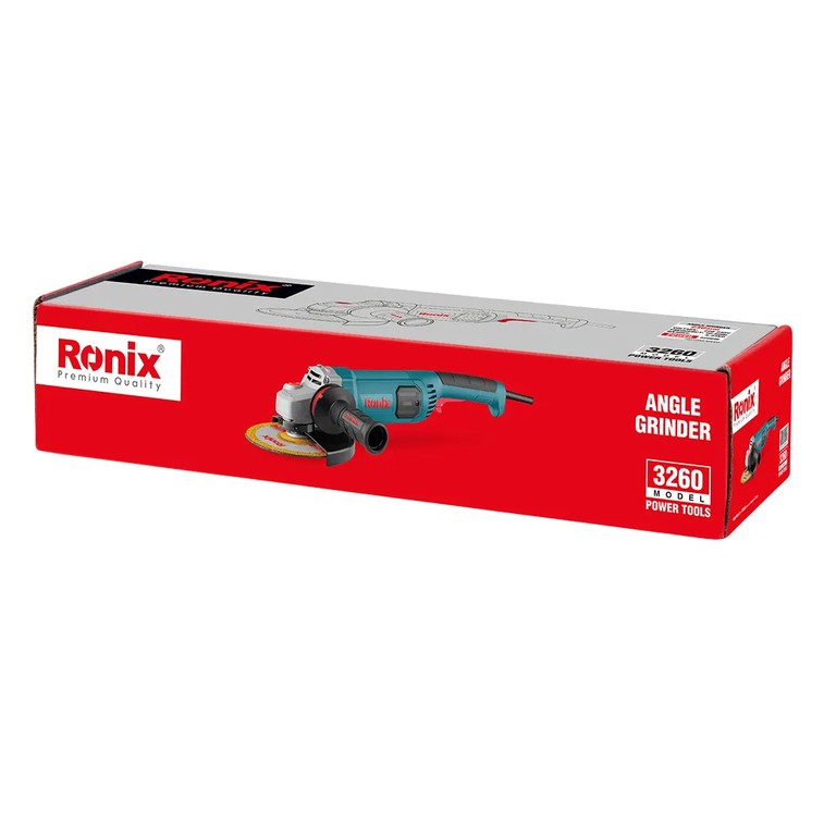 Ronix 3260 Angle Grinder – 230mm, 2200W Heavy-Duty Power Tool for Professional Performance