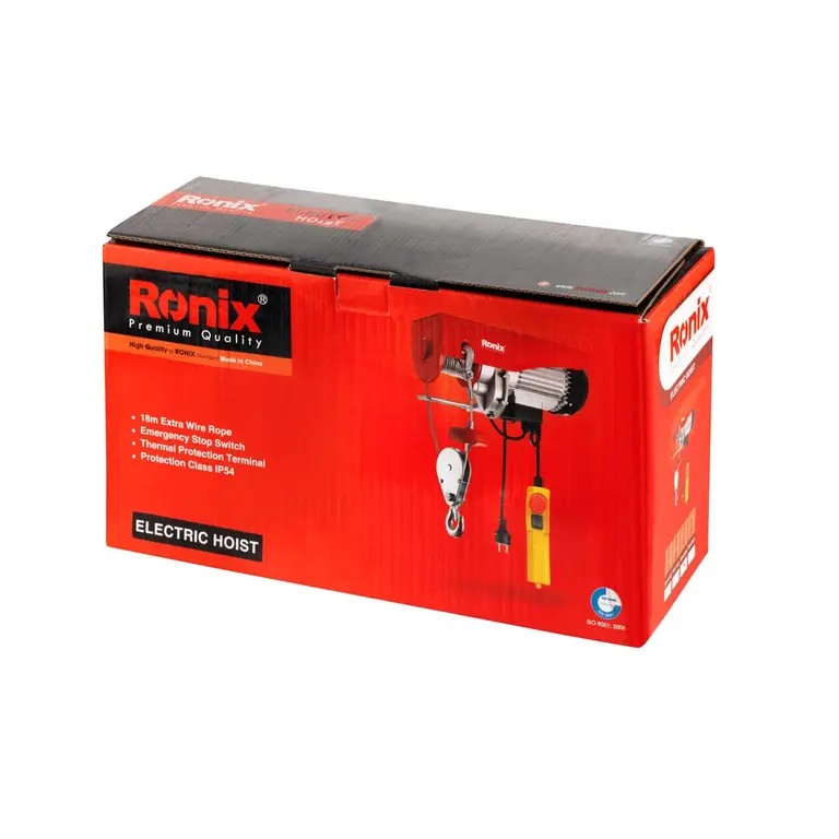 Ronix RH-4133 Electric Hoist – Heavy-Duty Power, Superior Safety, and Reliable Lifting Performance