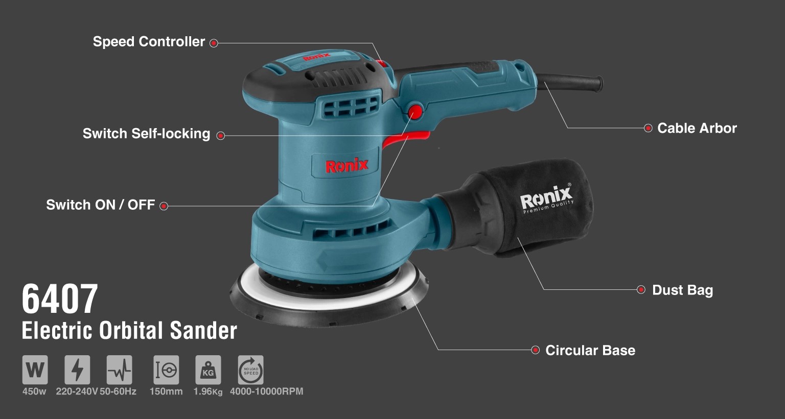 6407 Electric orbital Sander 450W-Ronix Tools (11).jpg