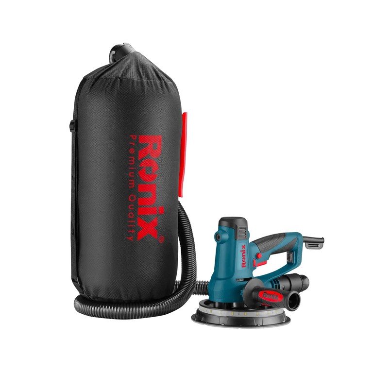 Ronix 6201 Drywall Sander (810W) Lightweight Precision Sanding System for Fast, Clean, and Professional Wall Finishing