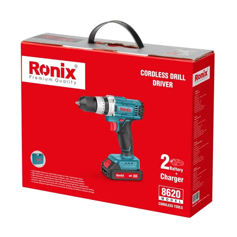 Ronix 8620 20V Cordless Drill Driver – Complete Professional Guide