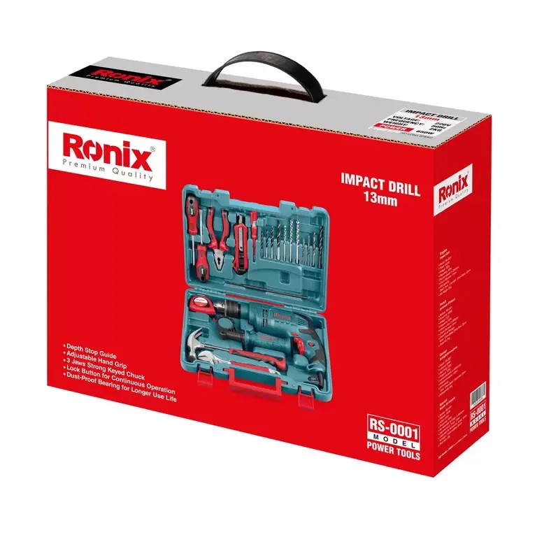 Ronix RS-0001 Drill Kit with Accessories – Power, Precision, And Complete Versatility
