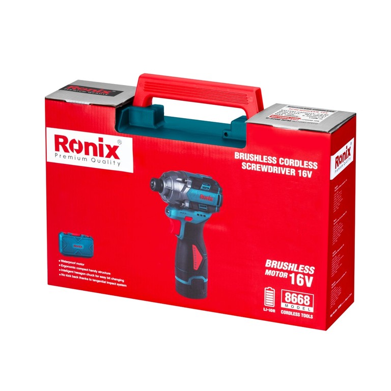 Ronix 8668 16V Brushless Cordless Screwdriver: Power, Precision, and Versatility in One Tool