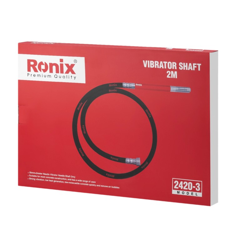 Ronix 2420 Concrete Vibrator (1200W): High-Frequency Compaction Power, Durable Construction, and Professional Concrete Finishing Performance