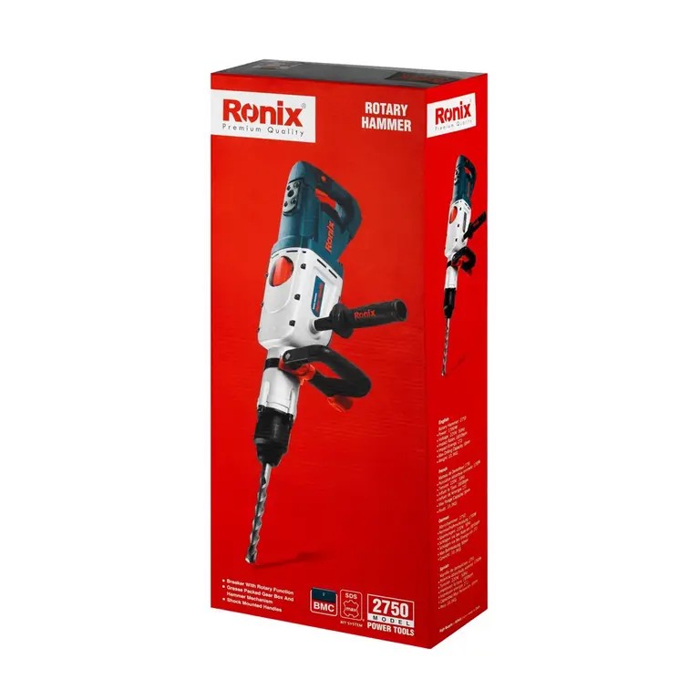 Ronix 2750 Rotary Hammer – Power, Precision, and Reliability for Heavy-Duty Applications