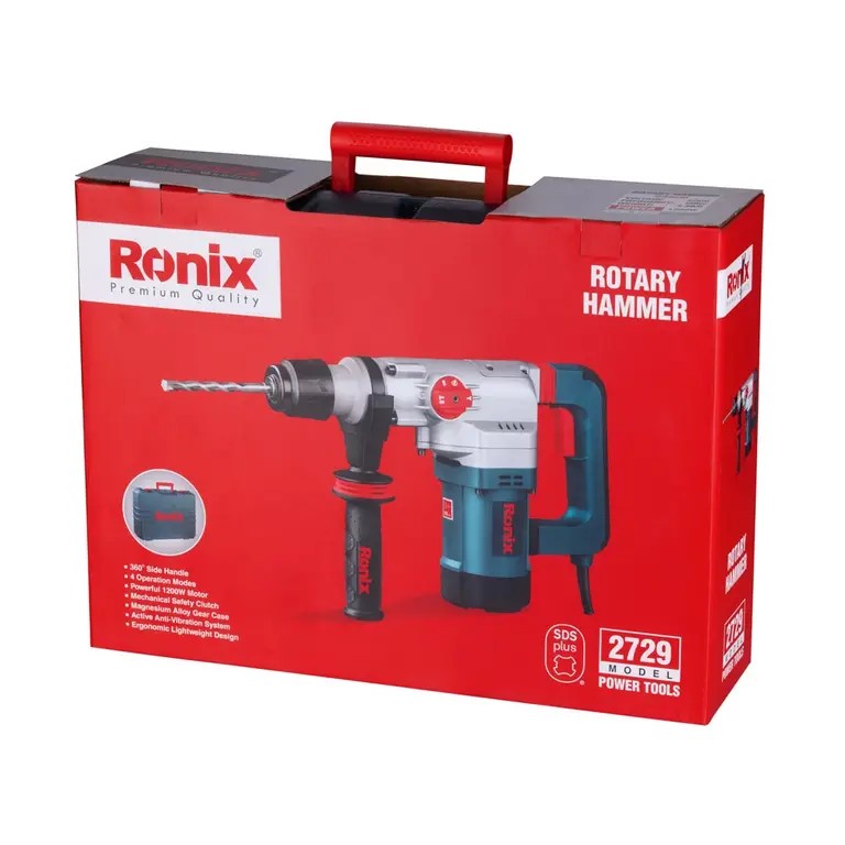 Ronix 2729 Rotary Hammer Drill – Power, Precision, and Professional Versatility