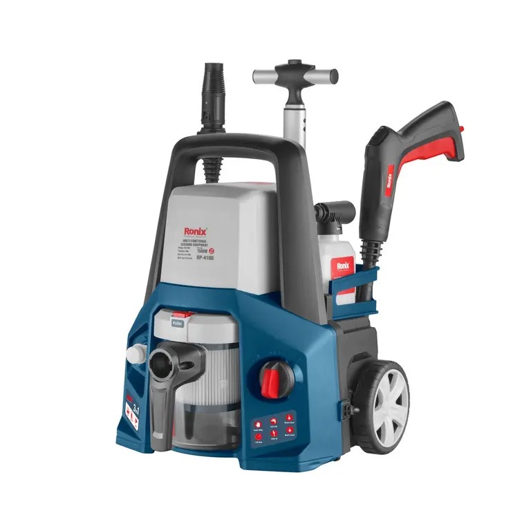 Ronix RP-4100 Multifunctional Cleaning Equipment: A Powerful 3-in-1 Cleaning Solution for Car Washing, Blowing, and Vacuum Applications