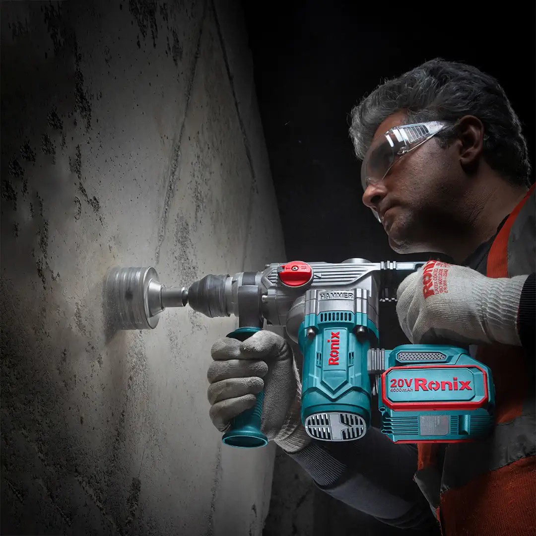 Ronix 8679 20V Brushless Cordless Rotary Hammer: Professional Power Meets Precision