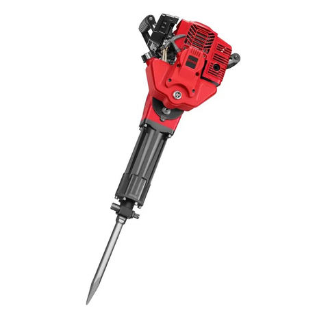 Ronix 2890 Gasoline Demolition Hammer (52cc – 1500W) Extreme Impact Power, Gas-Driven Mobility, and Heavy-Duty Demolition Performance