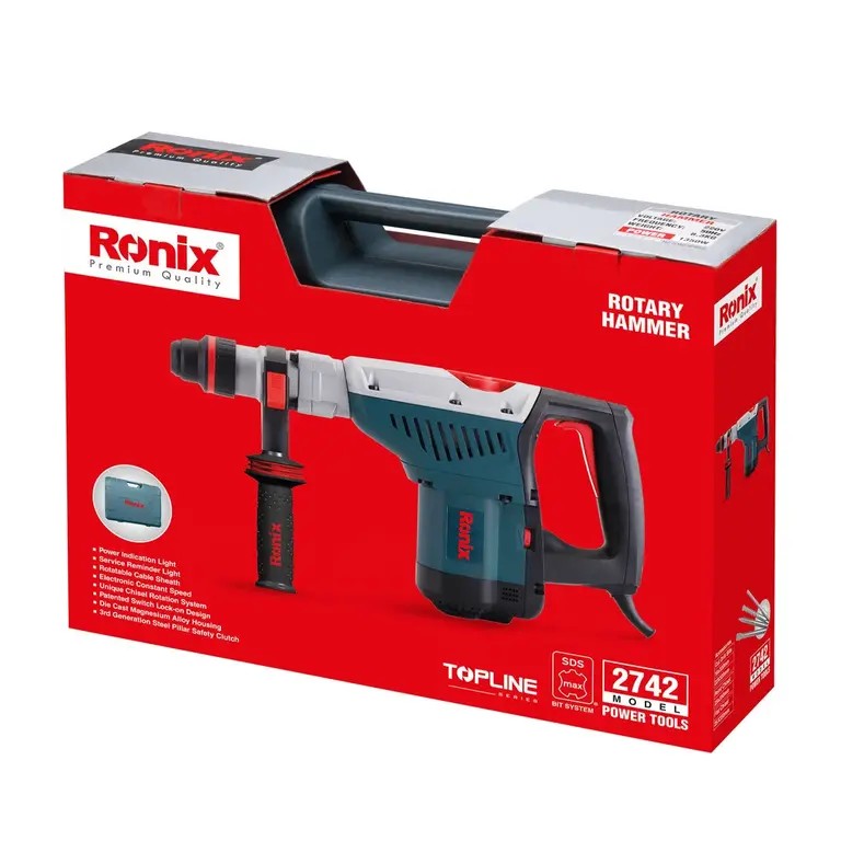 Ronix 2742 Rotary Hammer Drill – Power, Precision, and Professional Performance