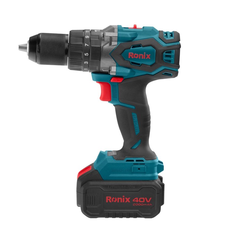 Ronix 8905-40V Cordless Brushless Lithium Drill – High Performance Power Tool
