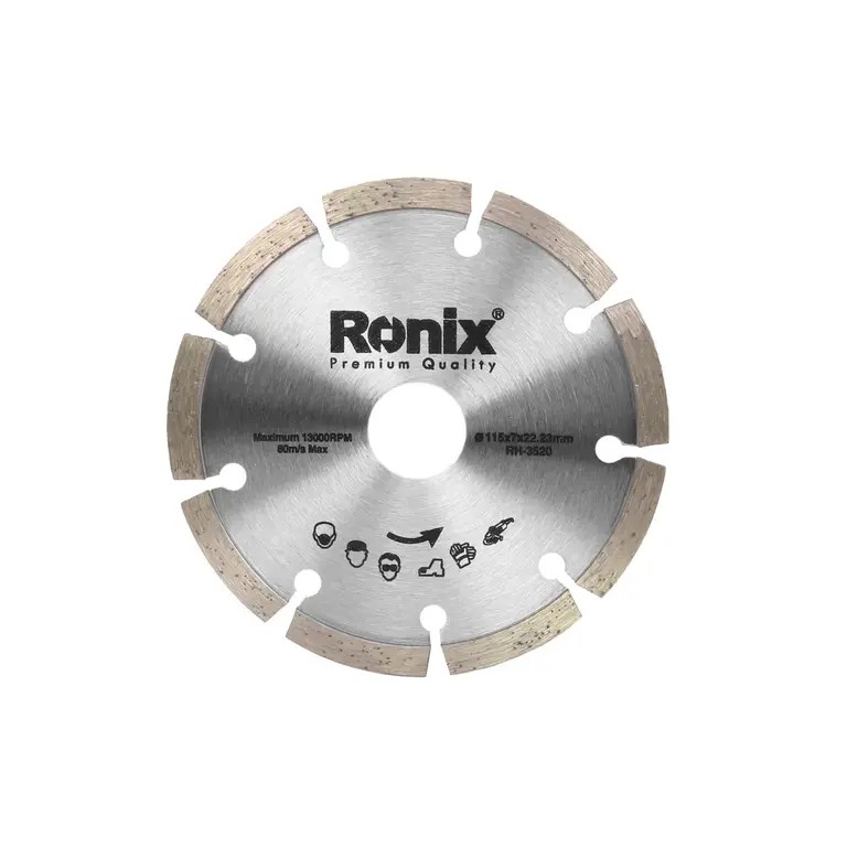 Ronix RH-3520 To RH-3523 Granite Cutting Discs – Professional Diamond Blades for Precision Granite And Marble Cutting