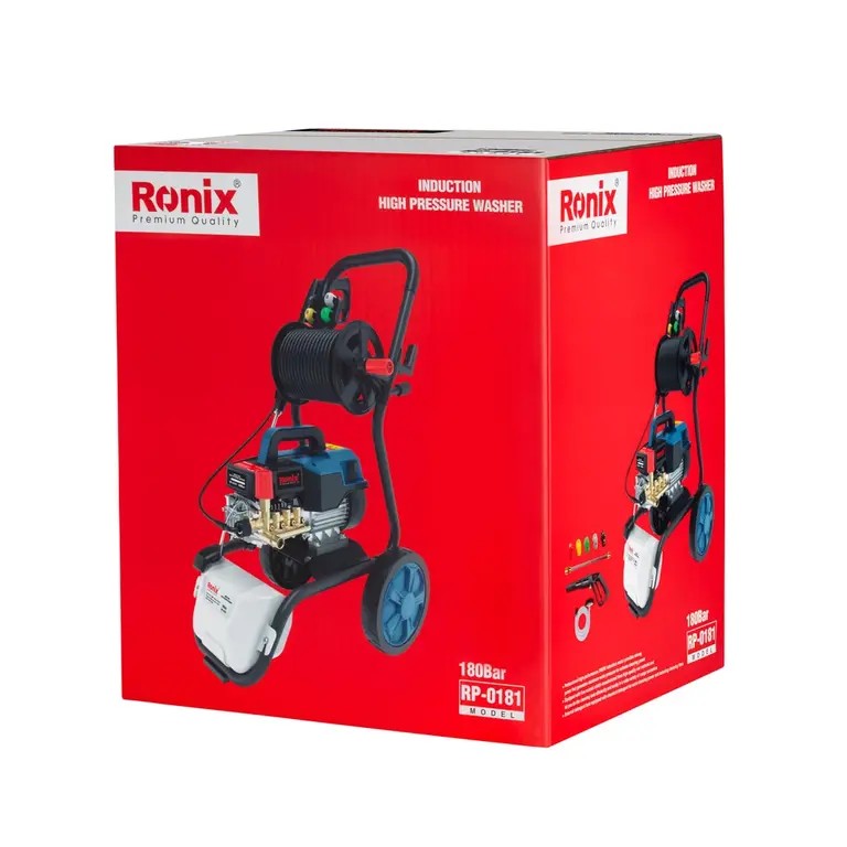onix RP-0181 Industrial Induction High Pressure Washer: Commercial Cleaning Performance with Powerful 2400W Efficiency