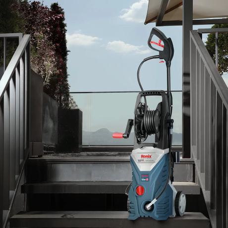 Ronix RP-U141 Universal Pressure Washer High-Performance 1650W Cleaning Power with Advanced Hose Reel Convenience