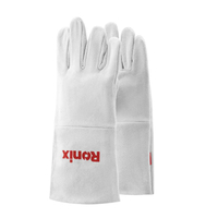 Ronix RH-90003 Single Layer Leather Welding Gloves – 14 Inch Professional Heat & Abrasion Resistant Protection