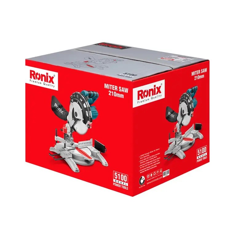 Ronix 5100 Compound Miter Saw (210mm, 1450W) Precision. Power. Portability. Built for Professionals Who Demand More.