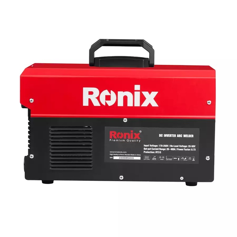 Ronix RH-4640 DC ARC Welding Inverter – 400A Industrial Ultra-Heavy Duty IGBT Welding System for Continuous Professional Performance